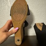 Lucky Brand  Black Wedges with Cork-Style Heel Photo 7