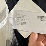 Azazie NWT  Delphina Black A-Line Strapless Floral Burnout Convertible Midi Dress Photo 6