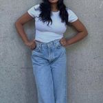 AGOLDE  Low Wide Leg Jeans Photo 1