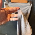 Nike  Dri-FIT Light Gray Leggings with Rose Gold Stitch Photo 1