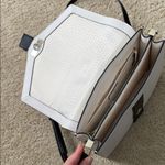 Kate Spade NWOT Kate space shoulder bag white/blk leather Photo 2