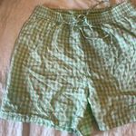 The Drop Gingham Boxer Shorts NWT Green Size M Photo 1