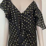 Sam Edelman Metallic Dot Cold Shoulder Dress NWT Photo 4