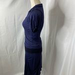 Clu women’s medium stretchy body con dress navy blue Photo 10