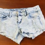 Almost Famous  junior size jean shorts are size 1. Photo 3