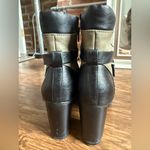 Apt. 9 Like new! Green/Black Heeled Combat Boots Photo 2