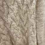 Free People  Cream Cable Knit Sweater Photo 3