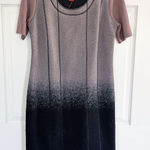 Olsen Europe Boiled Wool Blend Ombre Sheath Dress Gray Photo 0