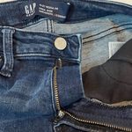 Gap  High Rise Universal Jean Legging Dark Wash Distressed Hem Size 4 Stretch Photo 5