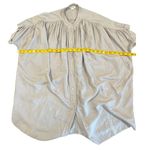 Wilfred  Oversized Gray Lavender Ramie Grass Linen Shirt Women's Size M *Read Photo 9