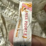 Free People  Ruffle Boho Tank Top Size XS Tan F‎ Photo 1