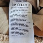 Halston Heritage HALSTON Bari Jumpsuit Tan Cargo Pockets Size 8‎ Photo 13