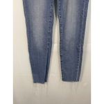 Liverpool Los Angeles Womens Blue Wash High Rise Frayed Hem Skinny Jeans Size 4 Photo 4