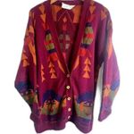 Jacqueline Ferrar Jacqueline Ferrar Vintage Retro Cardigan Sweater Size Large Photo 0