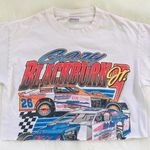 Gary Blackburn Jr RaceCar Graphic Tshirt White Photo 0