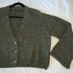 Glassons  Green V-Neck Button Up Slightly Cropped Cardigan Sweater SIZE SMALL Photo 3