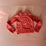 Forever 21  sweeter Faux fur Bright orange Light Weight Sweater Size L  Orange Photo 12