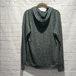 ASICS  Women's Charcoal Lightweight Hooded Athletic Sweatshirt Woman’s L Photo 2