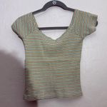 Vintage Indio Off the Shoulder Top White Size M Photo 2