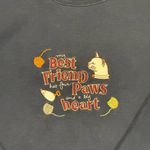 Croft & Barrow Vtg Y2K C&B Sport Crewneck Pullover Embroidered Cat Size XL Photo 1