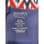 Jones New York Jones New York Signature Women's Skort XXL Red Blue Ikat Print Stretch Pockets Photo 10