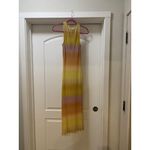 Lovers + Friends  Giada Dress Womens XS Multicolor Ombre Pleated Maxi Sleeveles Photo 4