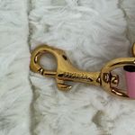 Versace Pink Nylon Leather La Greca Signature Embroidered Medusa Strap Photo 10