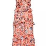 MISA Los Angeles NWT Olivia Rubin Rex Morrison Dress in Tangerine Flora Size S Photo 6