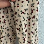 Brandy Melville Cream Floral Wrap Blouse Photo 5