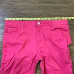 Elle Hot Pink Skinny Pants Size 14 Photo 6