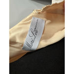 Mori Lee Light Gold Satin Vintage VTG Halterneck Gown Dress 13/14 Photo 8