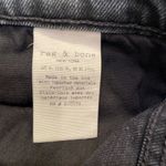 Rag and Bone Rag‎ & Bone, Iver Slim High Rise Boot Cut Black Jeans, Size 28 Photo 7