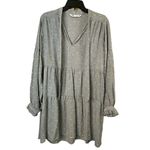 ZARA  Gray Dot Dress Size Medium Limited Edition Photo 1