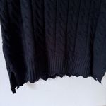 Princess Polly Antonia Sweater Vest oversized Cable Knit Black SZ XS/S Photo 3