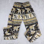 Earthbound  Elephant Rayon Pants Lightweight Size S Small Photo 0