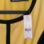 New York & Co. 7th Avenue | NWT Black and Yellow Sheath Dress | Size 0 Photo 10