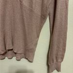 Jones Wear  Women's V-Neck Sweater in Light Brown Photo 7