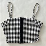 I am gia I.AM.GIA Gingham Miller Cami Crop Tank Top Size Medium Photo 1