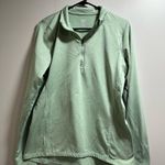 Reebok  Light Green Women's Quarter-Zip Hoodie Photo 3