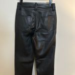 Good American Faux Leather Good Icon Jeans in Black001 Size US 27 Photo 7