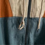 True Religion Color Block Cropped Zip Up Hoodie Size Large Photo 2