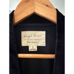 Evy Tree Women's Velour Cardigan Navy Blue Size Small Photo 4