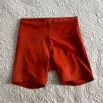 Lululemon wunder train 6" shorts cayanne orange size 8 Photo 0