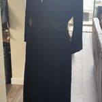 Talbots Black Long Sleeve Wrap Dress Photo 5
