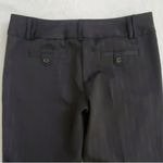 Copper Key  Black Pinstriped Wide Leg Cuffed Pants Size 7 Photo 6