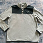 The North Face  Green Glacier Snap-Neck Fleece Pullover Women's Size XL Photo 0