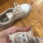 New Balance  Beige White Sneakers Photo 3