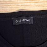 XXL Cecilia Benetti Elegant Women's 3/4 Sleeve Black Blouse Work Attire Photo 5