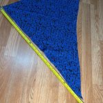 Printed Head Scarf NWOT Blue Photo 2