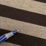 Derek Heart Y2K maxi skirt black grey striped cute punk style Photo 5